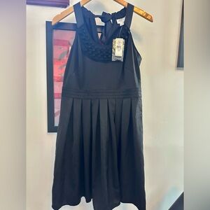 LOFT Blue Sleeveless Cowl Neck A-Line Dress